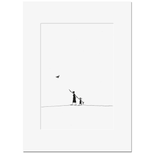 ES FLIEGT <br>Kunstdruck 13x18