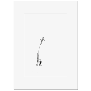 LATERNENANZÜNDER <br>Kunstdruck 13x18