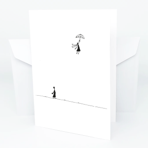 Billet "Fliegender Schirm"
