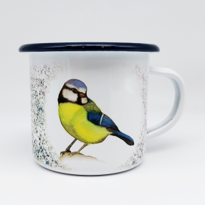 Emaille-Tasse "BLAUMEISE"