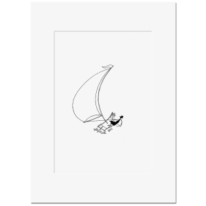 SEGELBOOT <br>Kunstdruck 13x18