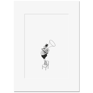 TUBA <br>Kunstdruck 13x18