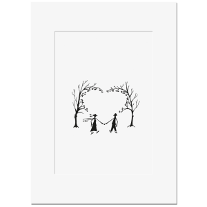 LIEBESPAAR FRAU & MANN <br>Kunstdruck 13x18