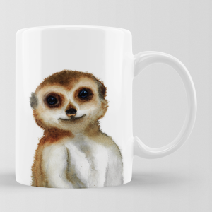Personalisierbare Keramik-Tasse "ERDMÄNNCHEN"