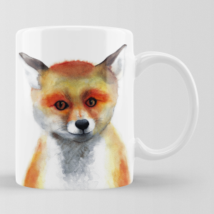 Personalisierbare Keramik-Tasse "FUCHS"