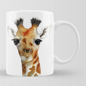 Personalisierbare Keramik-Tasse "GIRAFFE"