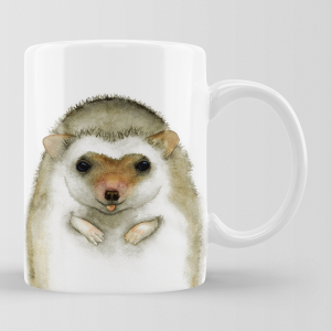 Personalisierbare Keramik-Tasse "IGEL"