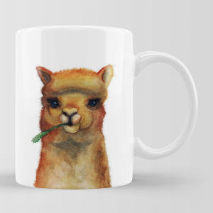 Personalisierbare Keramik-Tasse "LAMA"