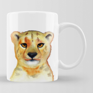 Personalisierbare Keramik-Tasse "LEOPARD"