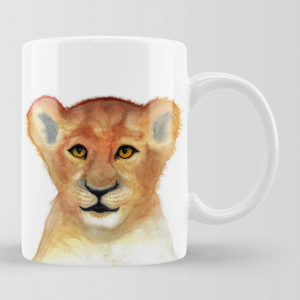 Personalisierbare Keramik-Tasse "LÖWE"