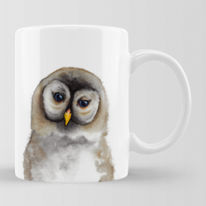 Personalisierbare Keramik-Tasse "EULE"