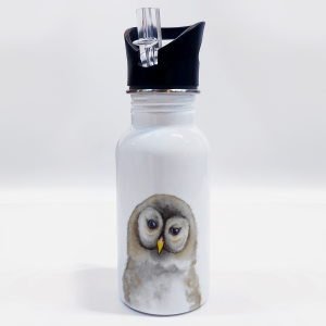 Personalisierbare Edelstahl-Trinkflasche "EULE"