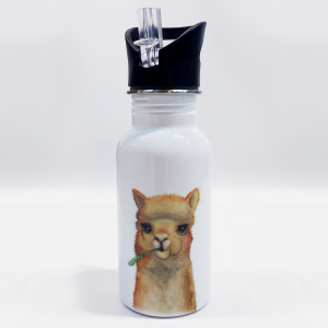 Personalisierbare Edelstahl-Trinkflasche "LAMA"