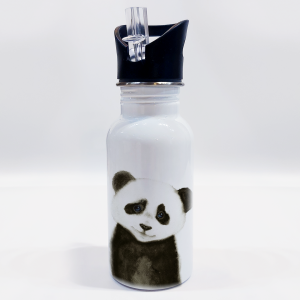 Personalisierbare Edelstahl-Trinkflasche "PANDA"
