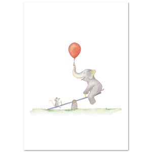 Der Kleine Elefant - Wippe <br>Poster