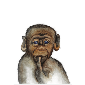 Mini Poster "AFFE"