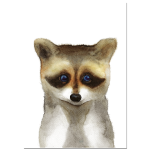 Poster "WASCHBÄR"