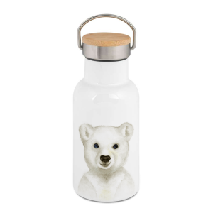 Personalisierbare Edelstahl-Thermosflasche "EISBÄR"