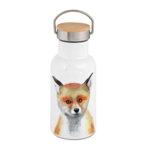 Personalisierbare Edelstahl-Thermosflasche "FUCHS"