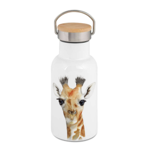 Personalisierbare Edelstahl-Thermosflasche "GIRAFFE"