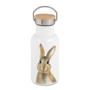 Personalisierbare Edelstahl-Thermosflasche "HASE"