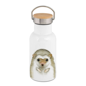 Personalisierbare Edelstahl-Thermosflasche "IGEL"