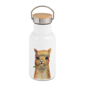 Personalisierbare Edelstahl-Thermosflasche "LAMA"