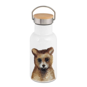 Personalisierbare Edelstahl-Thermosflasche "BRAUNBÄR"